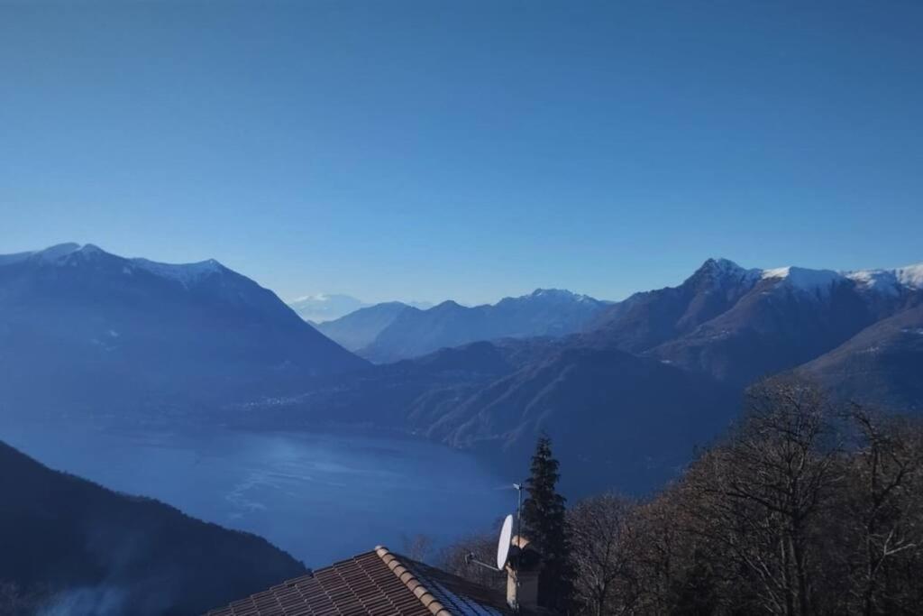 Chalet La Terrazza Vista Lago Bellano Exteriör bild