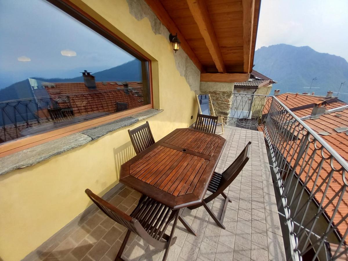 Chalet La Terrazza Vista Lago Bellano Exteriör bild