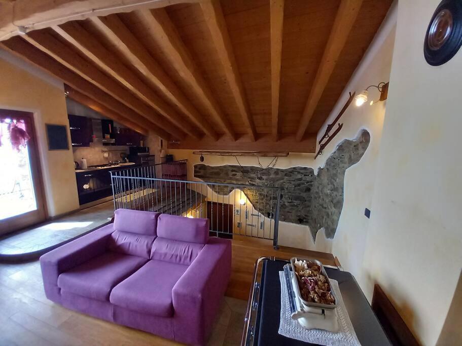 Chalet La Terrazza Vista Lago Bellano Exteriör bild